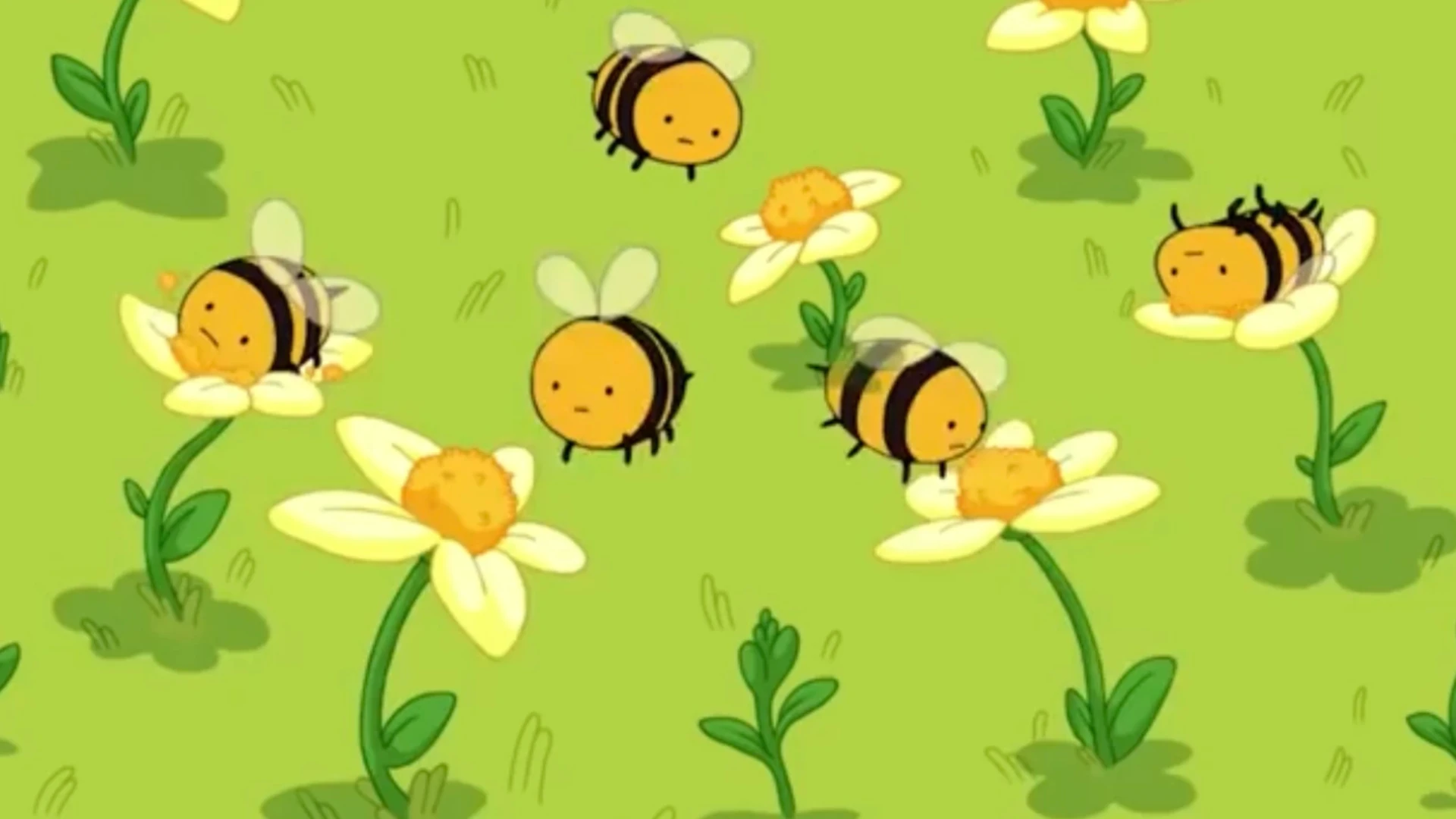 Cartoon bees