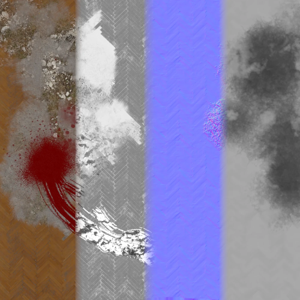 Floor texture map