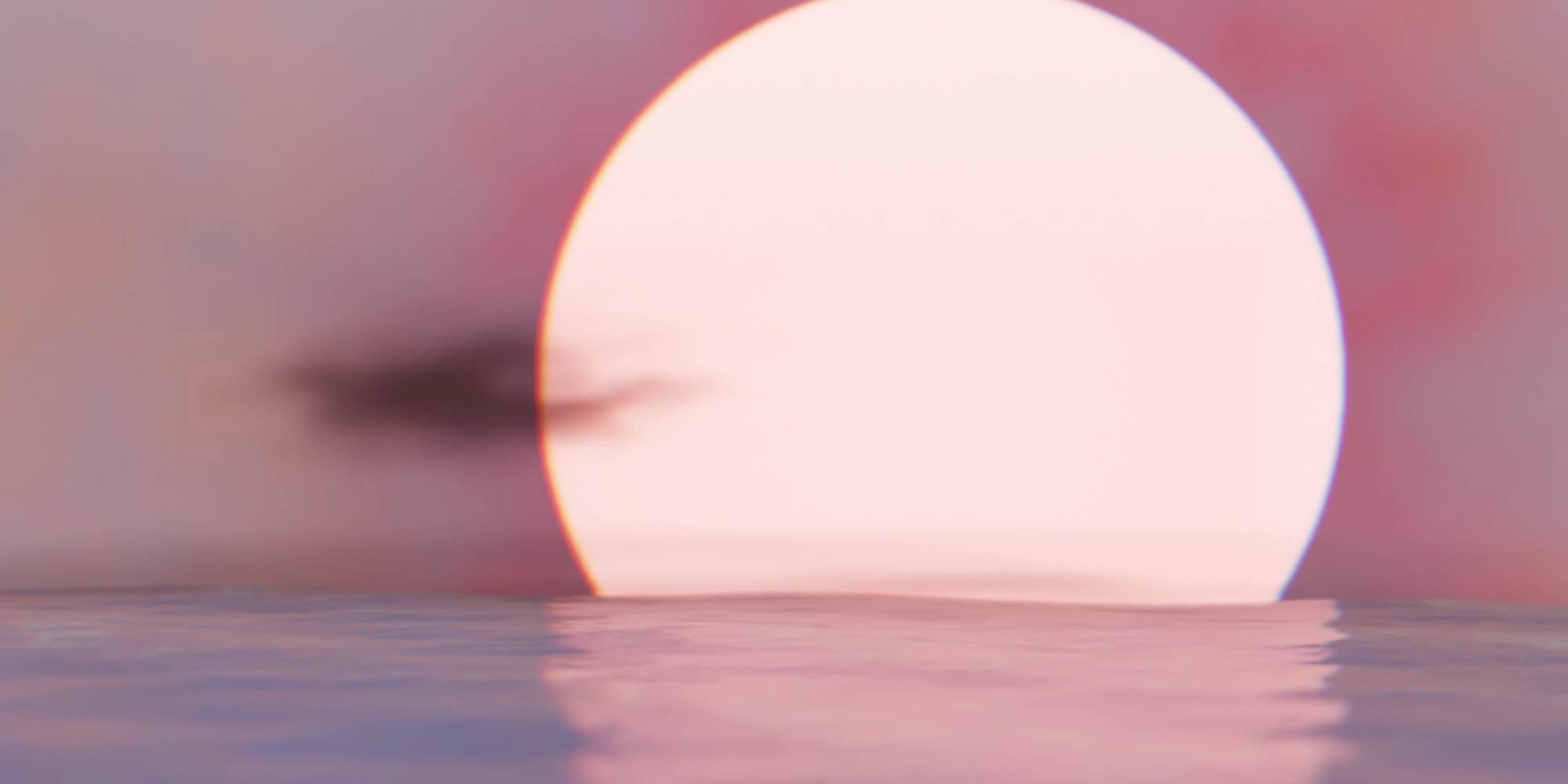 Sunrise in ocean